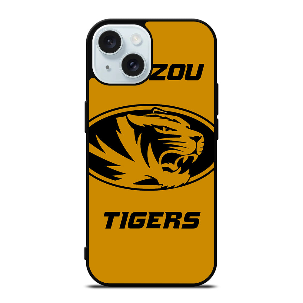 MISSOURI TIGERS FOOTBALL LOGO iPhone 15 Case Cover