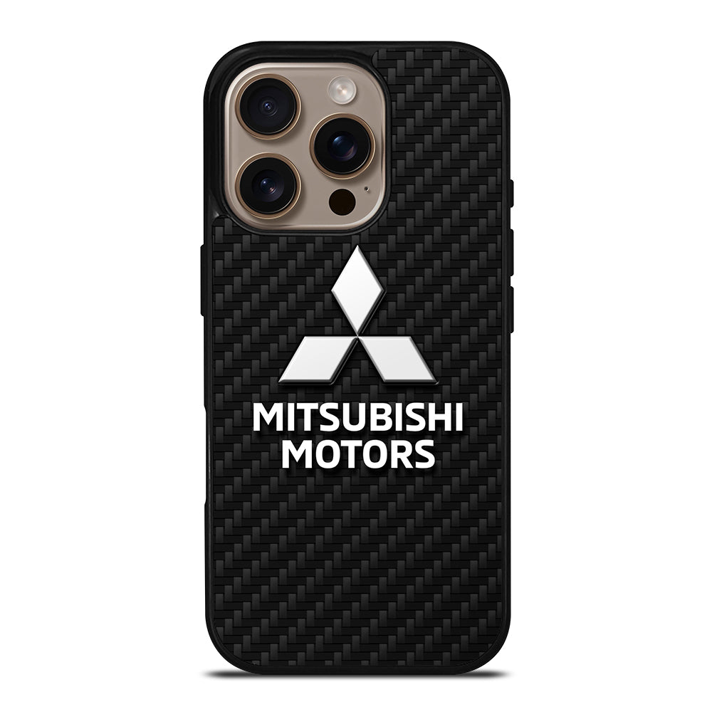 MITSUBISHI MOTORS CARBON LOGO 2 iPhone 16 Pro Case Cover