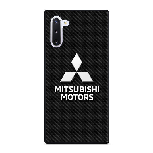 MITSUBISHI MOTORS CARBON LOGO 3 Samsung Galaxy Note 10 Case Cover