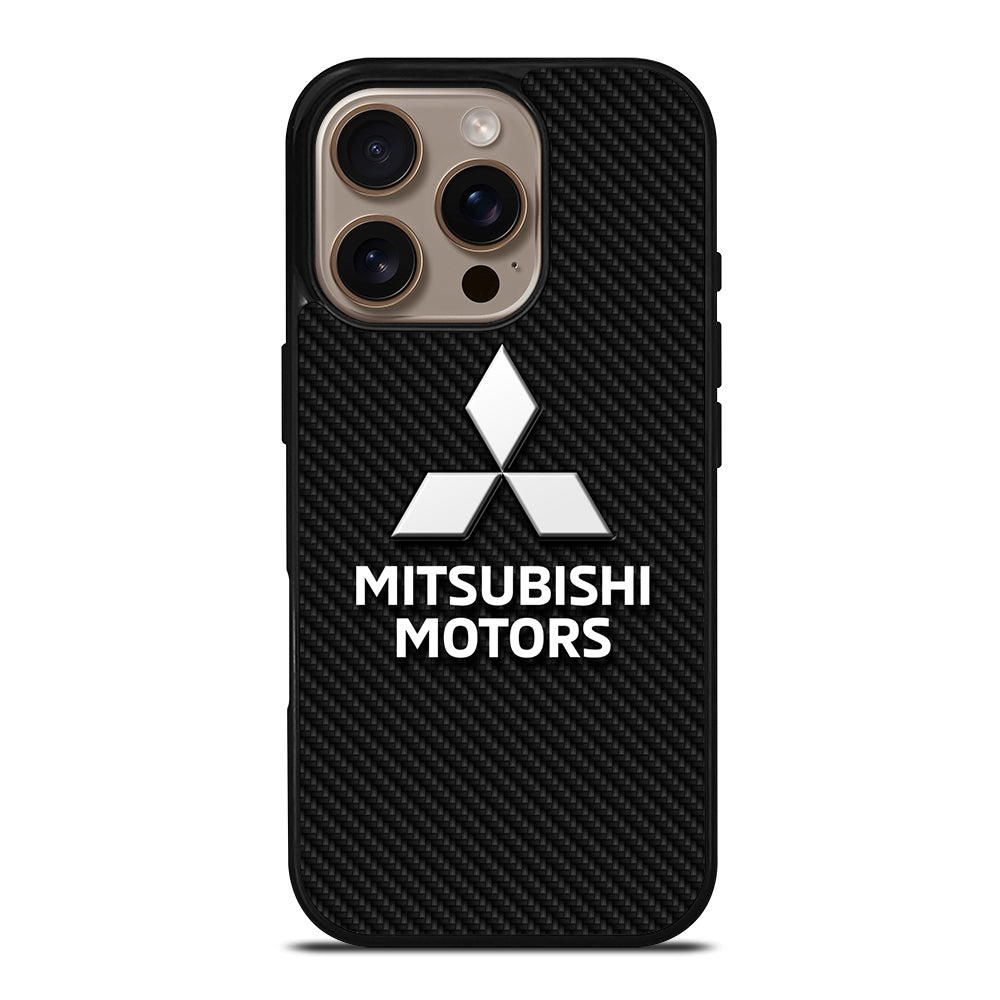 MITSUBISHI MOTORS CARBON LOGO 3 iPhone 16 Pro Case Cover