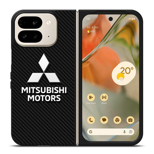 MITSUBISHI MOTORS CARBON LOGO 3 Google Pixel 9 Pro Fold Case Cover