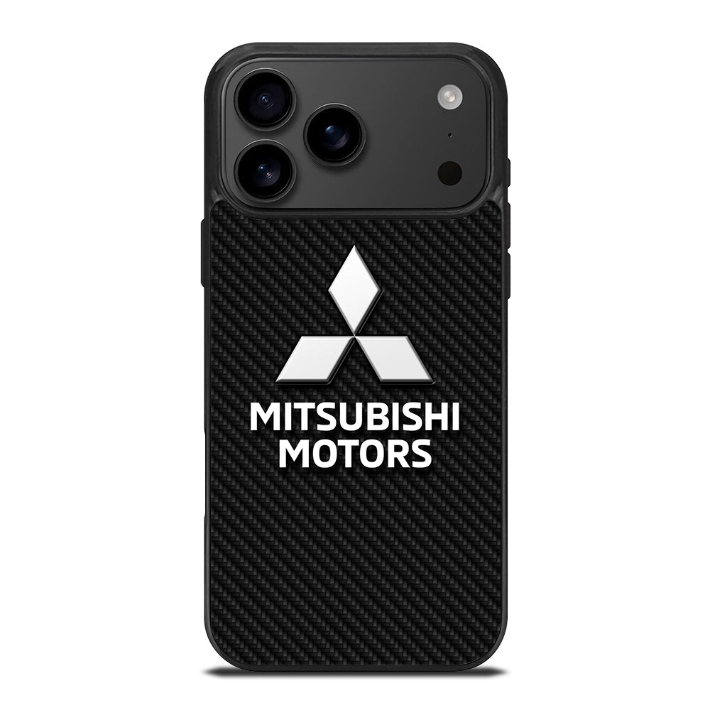 MITSUBISHI MOTORS CARBON LOGO 3 iPhone 17 Pro Max Case Cover