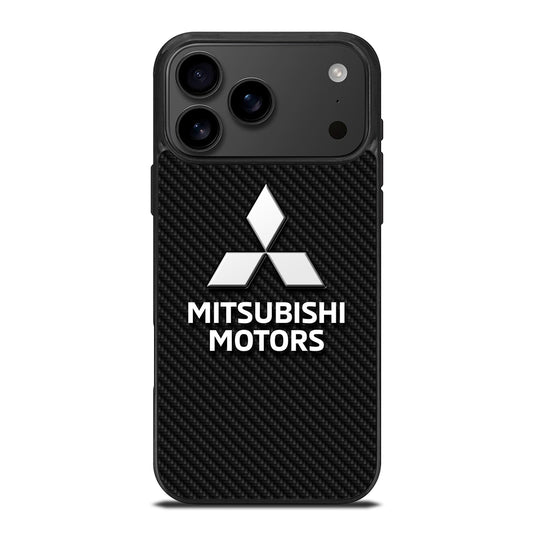 MITSUBISHI MOTORS CARBON LOGO 3 iPhone 17 Pro Max Case Cover