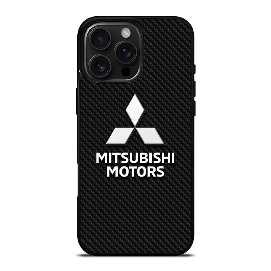 MITSUBISHI MOTORS CARBON LOGO 3 iPhone 16 Pro Max Case Cover