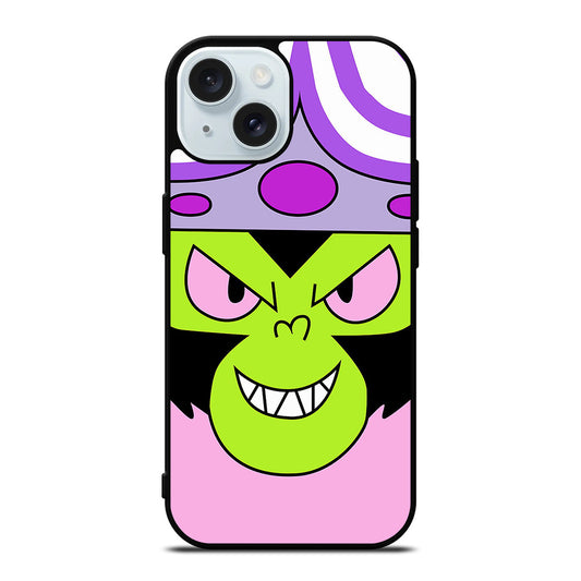 MOJO JOJO THE POWERPUFF GIRLS FACE iPhone 15 Case Cover
