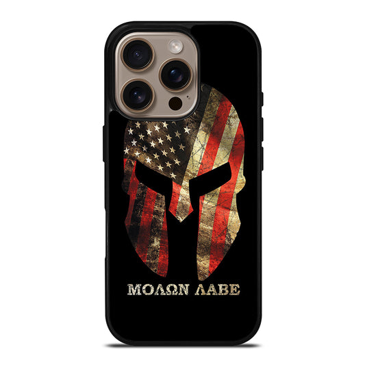 MOLON LABE AMERICAN FLAG SYMBOL iPhone 16 Pro Case Cover