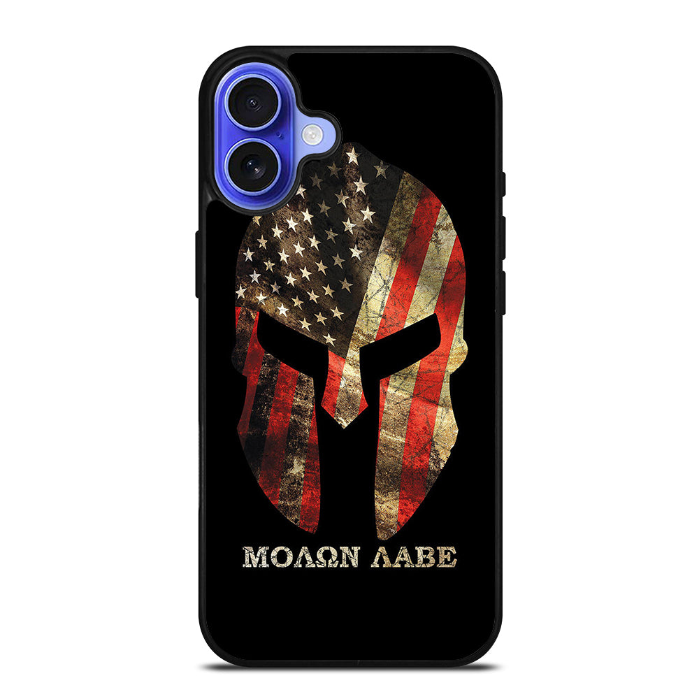 MOLON LABE AMERICAN FLAG SYMBOL iPhone 16 Case Cover
