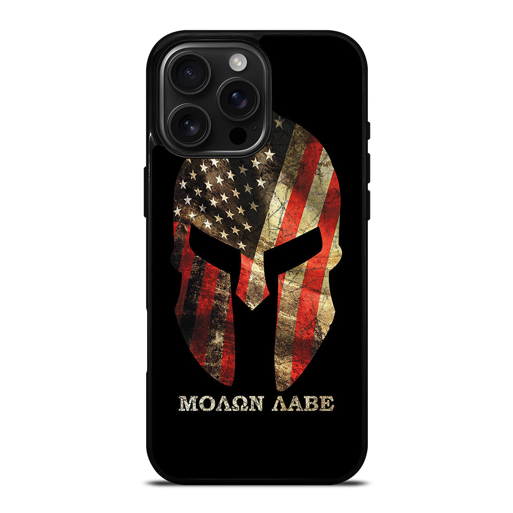 MOLON LABE AMERICAN FLAG SYMBOL iPhone 16 Pro Max Case Cover