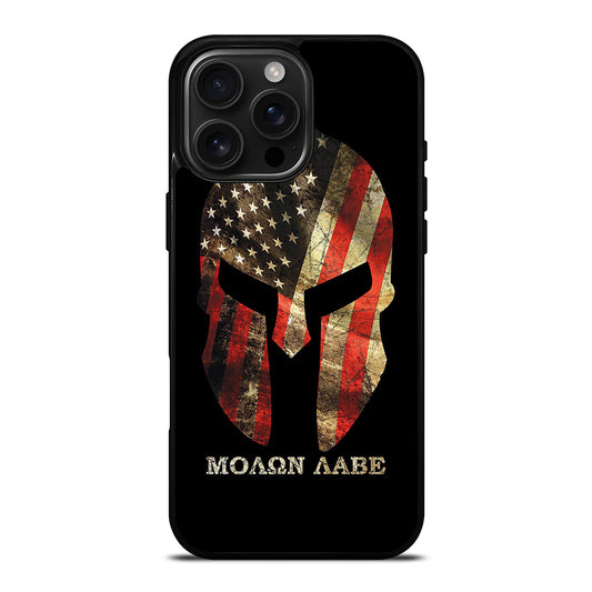 MOLON LABE AMERICAN FLAG SYMBOL iPhone 16 Pro Max Case Cover