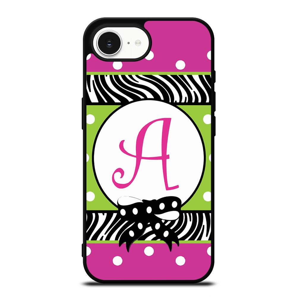 MONOGRAM GARDEN FLAG POLCADOT iPhone 16e Case Cover