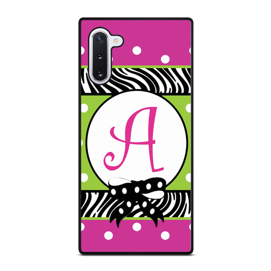 MONOGRAM GARDEN FLAG POLCADOT Samsung Galaxy Note 10 Case Cover