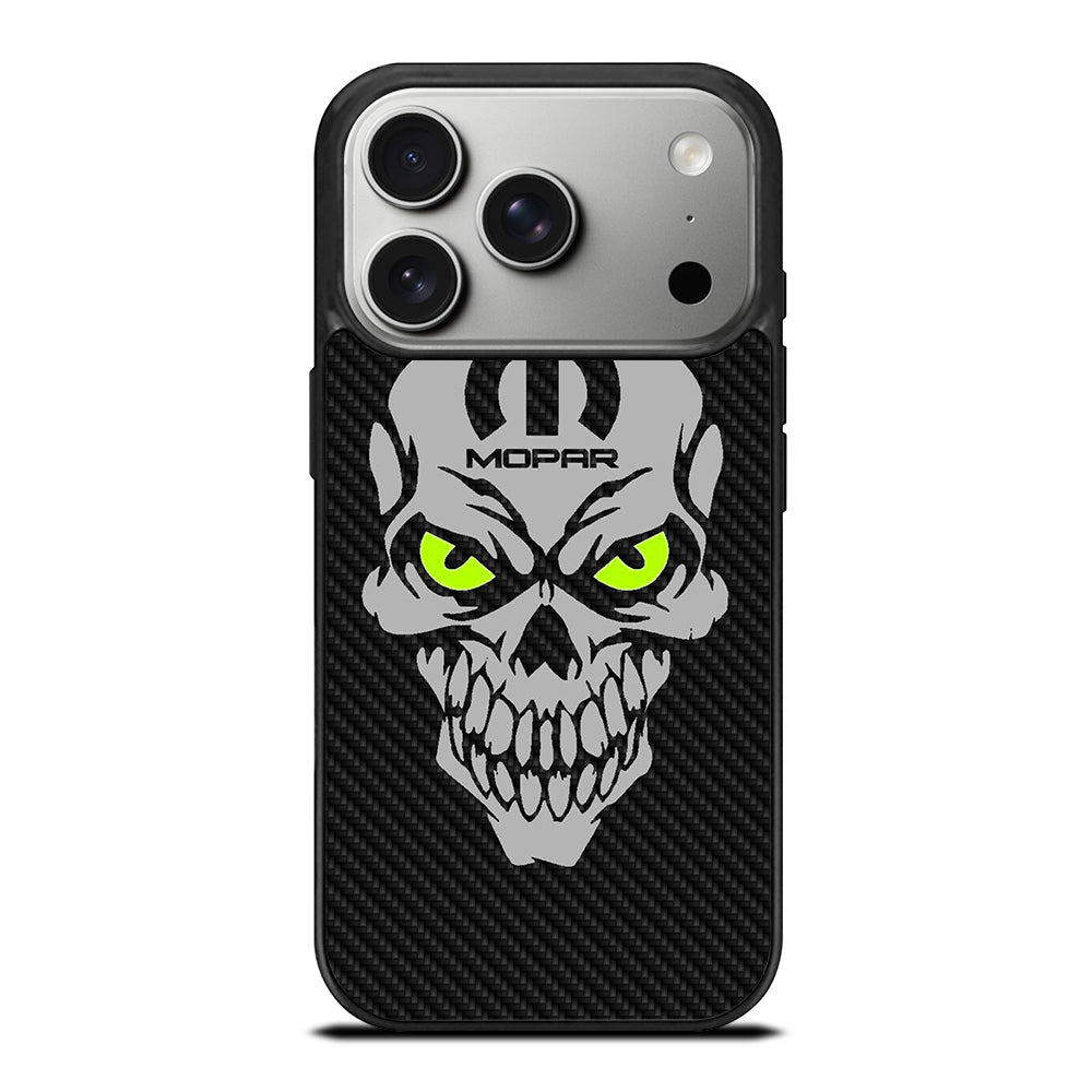 MOPAR SKULL CARBON iPhone 17 Pro Case Cover