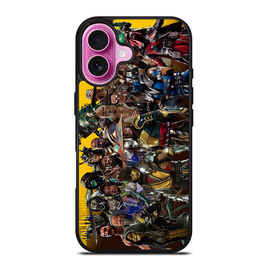 MORTAL KOMBAT GAME ALL CHARACTER iPhone 16 Plus Case Cover