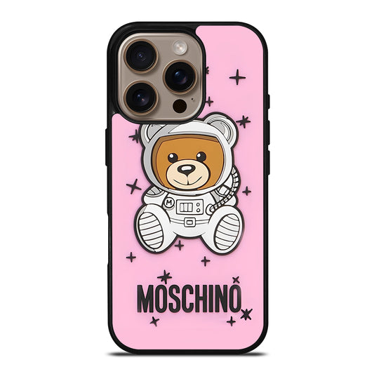 MOSCHINO TEDDY BEAR ASTRONOUT iPhone 16 Pro Case Cover