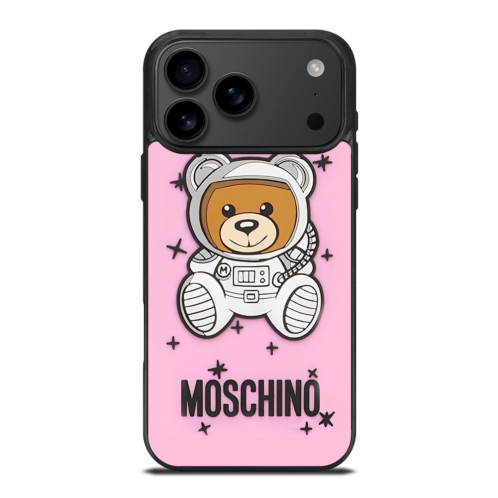 MOSCHINO TEDDY BEAR ASTRONOUT iPhone 17 Pro Max Case Cover