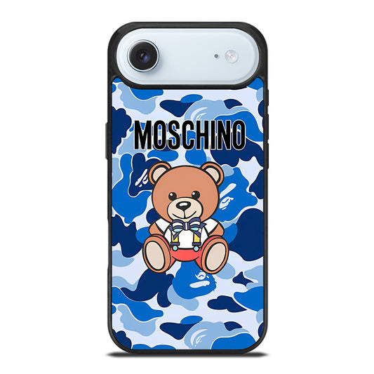 MOSCHINO TEDDY BEAR CAMO iPhone Air Case Cover