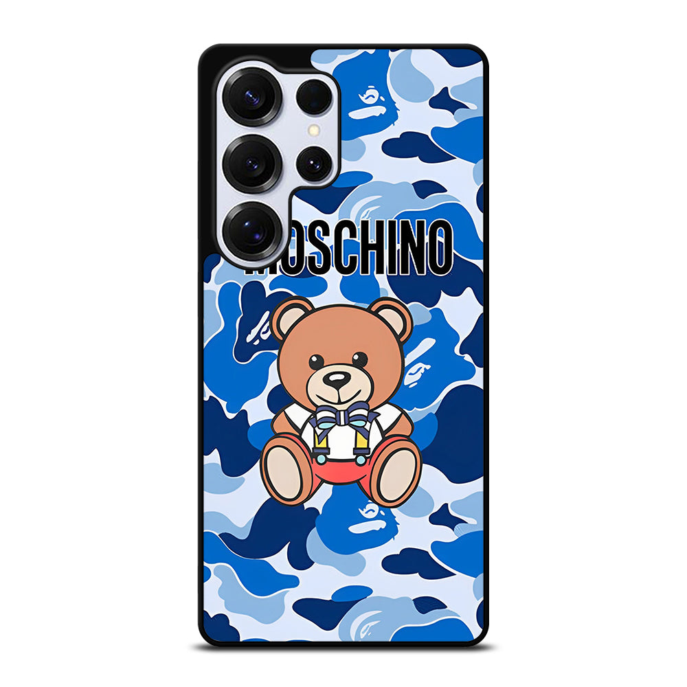 MOSCHINO TEDDY BEAR CAMO Samsung Galaxy S25 Ultra Case Cover