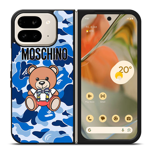 MOSCHINO TEDDY BEAR CAMO Google Pixel 9 Pro Fold Case Cover