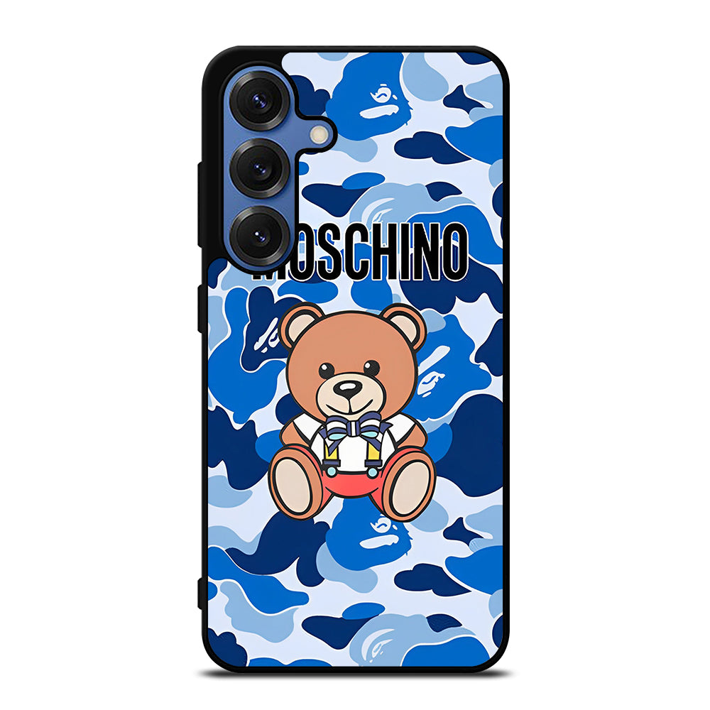 MOSCHINO TEDDY BEAR CAMO Samsung Galaxy S26 Case Cover