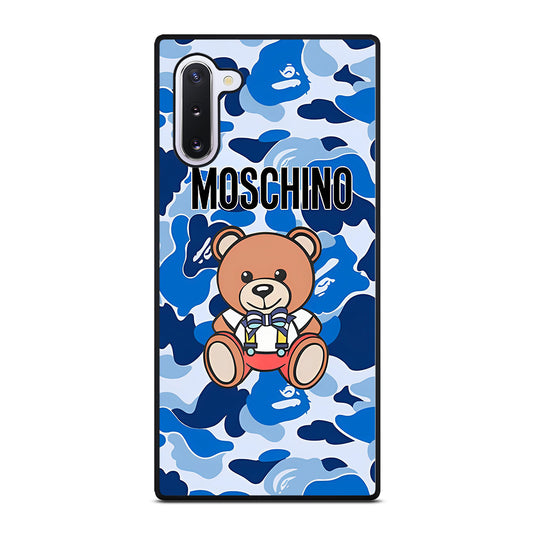MOSCHINO TEDDY BEAR CAMO Samsung Galaxy Note 10 Case Cover