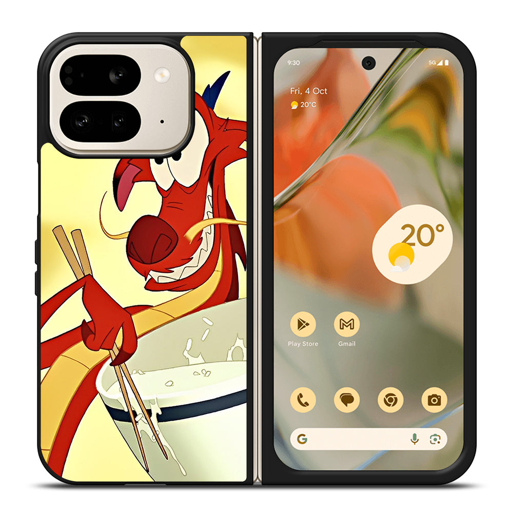 MUSHU MULAN DISNEY CARTOON 3 Google Pixel 9 Pro Fold Case Cover
