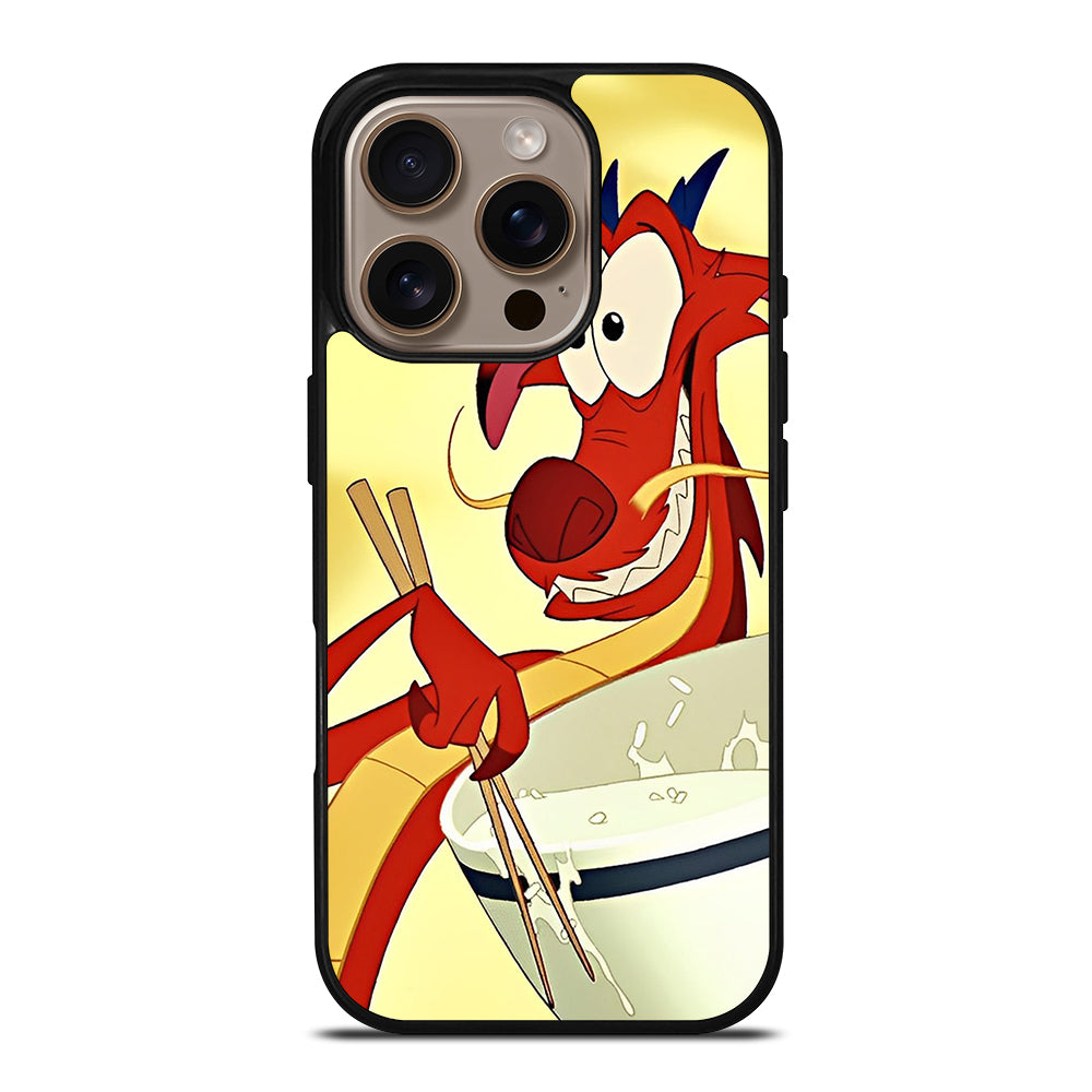 MUSHU MULAN DISNEY CARTOON 3 iPhone 16 Pro Case Cover