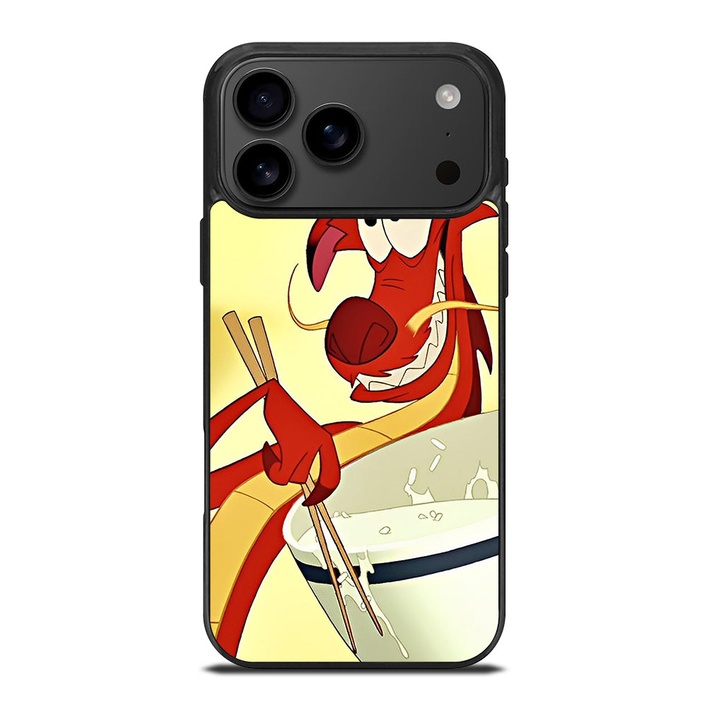 MUSHU MULAN DISNEY CARTOON 3 iPhone 17 Pro Max Case Cover
