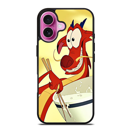MUSHU MULAN DISNEY CARTOON 3 iPhone 16 Plus Case Cover