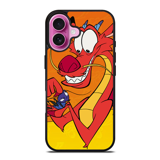 MUSHU MULAN DISNEY CARTOON 4 iPhone 16 Plus Case Cover