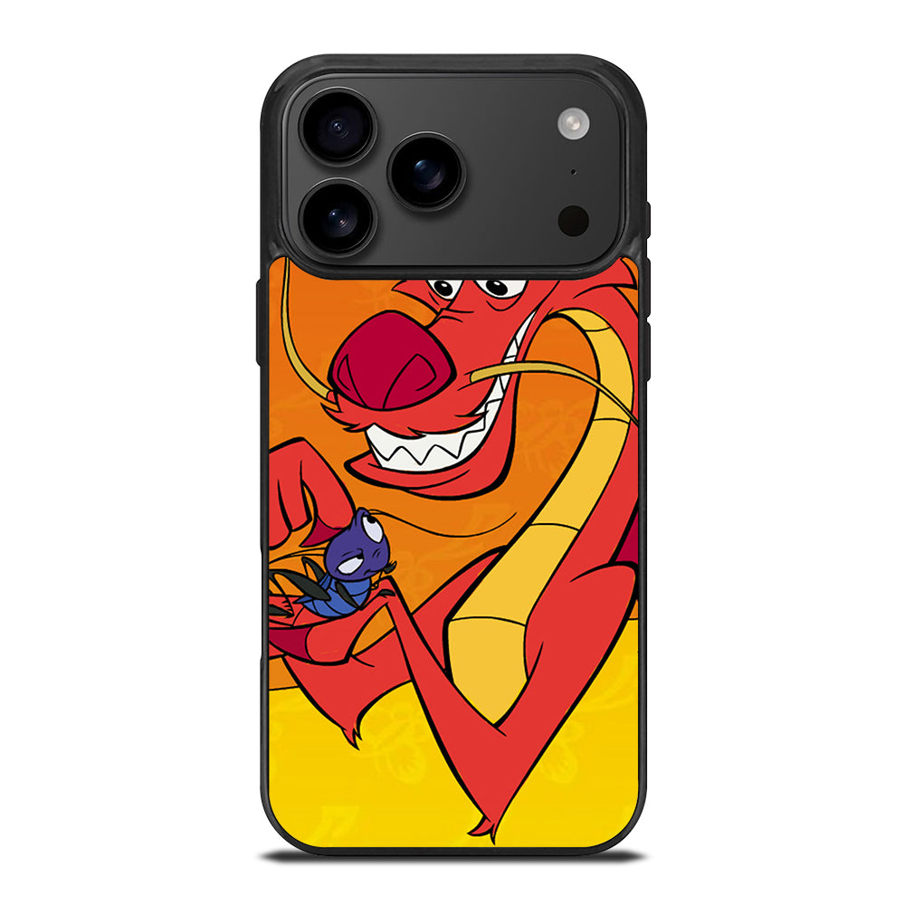 MUSHU MULAN DISNEY CARTOON 4 iPhone 17 Pro Max Case Cover
