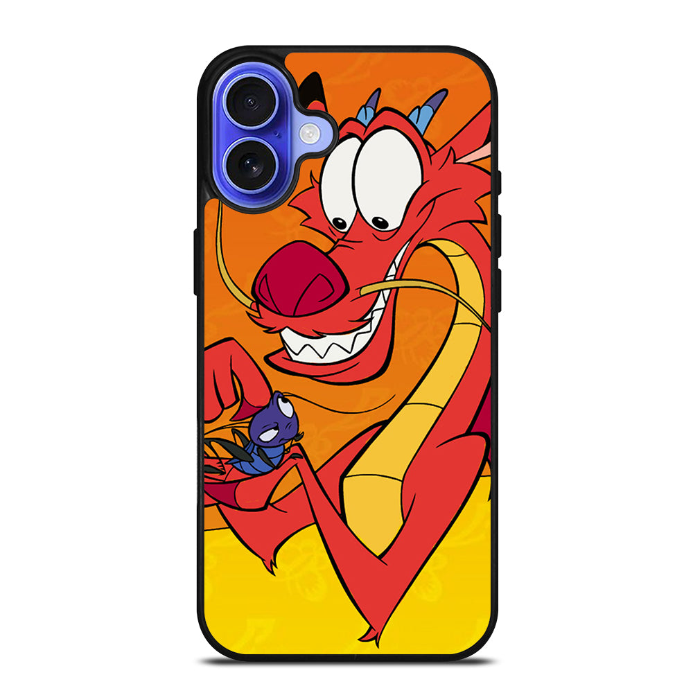 MUSHU MULAN DISNEY CARTOON 4 iPhone 16 Case Cover