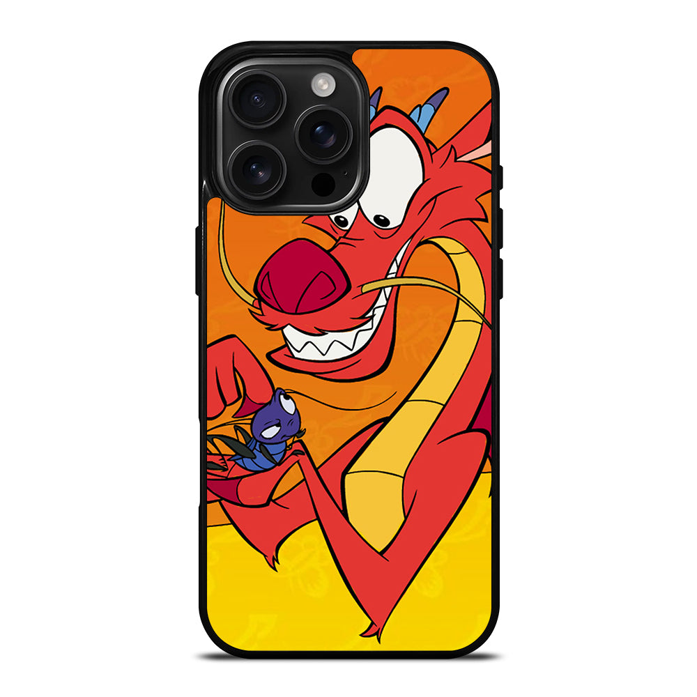MUSHU MULAN DISNEY CARTOON 4 iPhone 16 Pro Max Case Cover