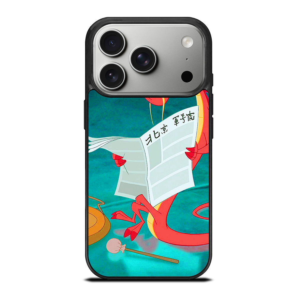 MUSHU MULAN DISNEY CARTOON 5 iPhone 17 Pro Case Cover