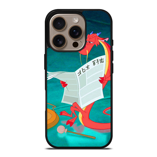 MUSHU MULAN DISNEY CARTOON 5 iPhone 16 Pro Case Cover