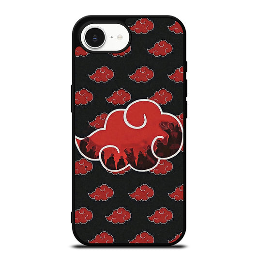 NARUTO AKATSUKI CLOUDS LOGO iPhone 16e Case Cover