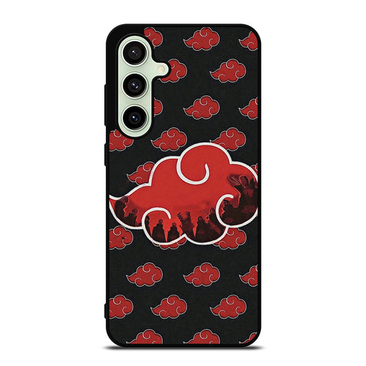 NARUTO AKATSUKI CLOUDS LOGO Samsung Galaxy S24 FE Case Cover