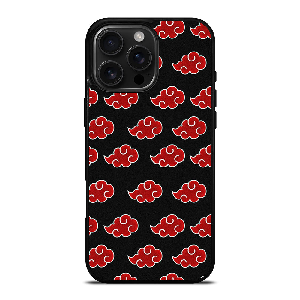 NARUTO AKATSUKI CLOUDS PATTERN iPhone 16 Pro Max Case Cover
