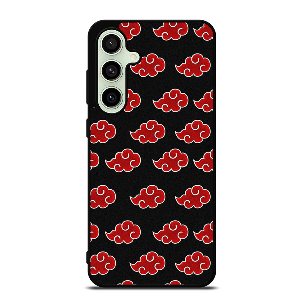 NARUTO AKATSUKI CLOUDS PATTERN Samsung Galaxy S24 FE Case Cover