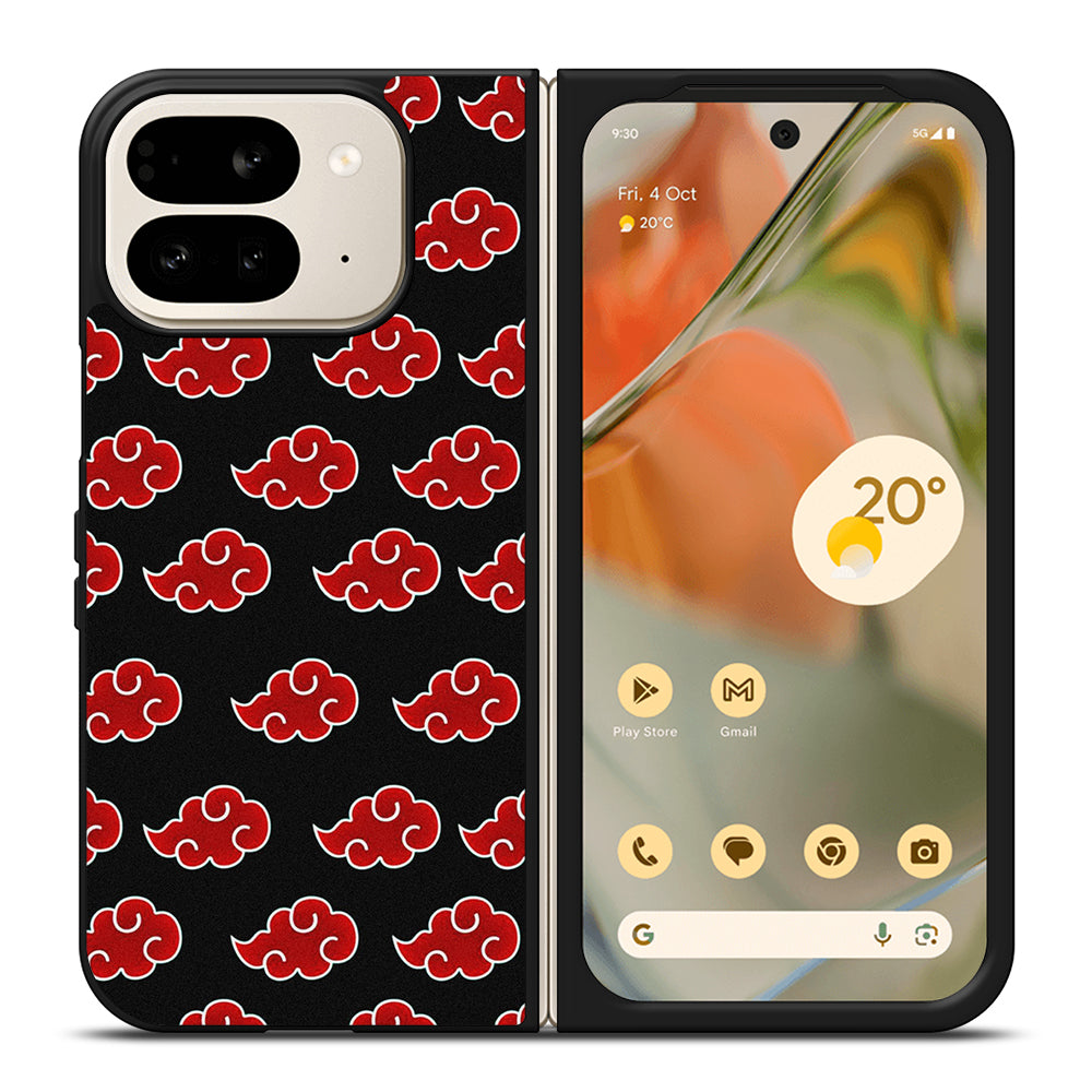 NARUTO AKATSUKI CLOUDS PATTERN Google Pixel 9 Pro Fold Case Cover