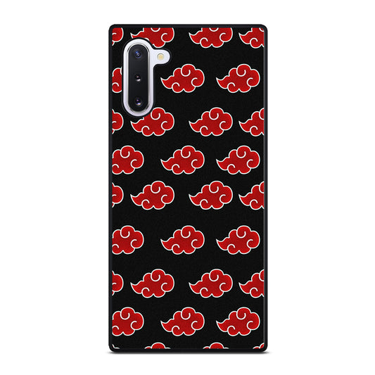 NARUTO AKATSUKI CLOUDS PATTERN Samsung Galaxy Note 10 Case Cover