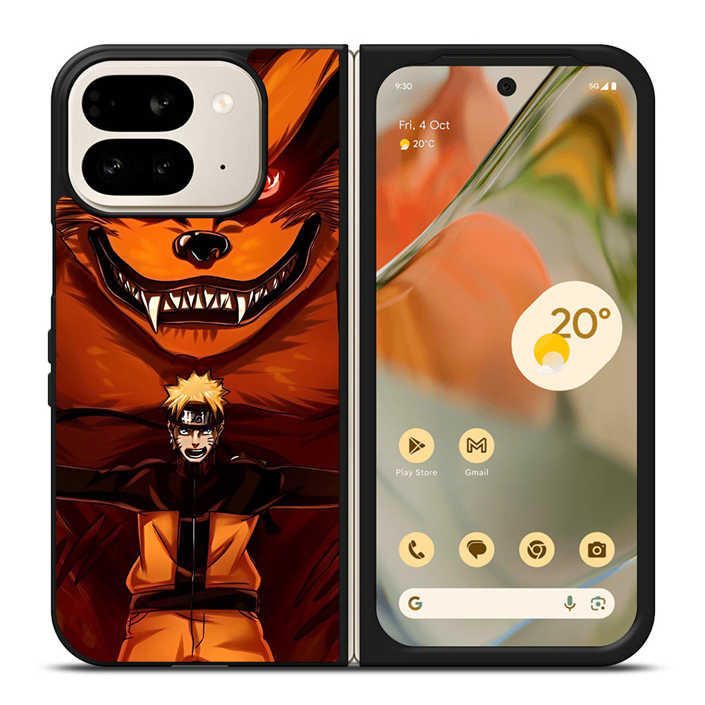 NARUTO AND KURAMA Google Pixel 9 Pro Fold Case Cover