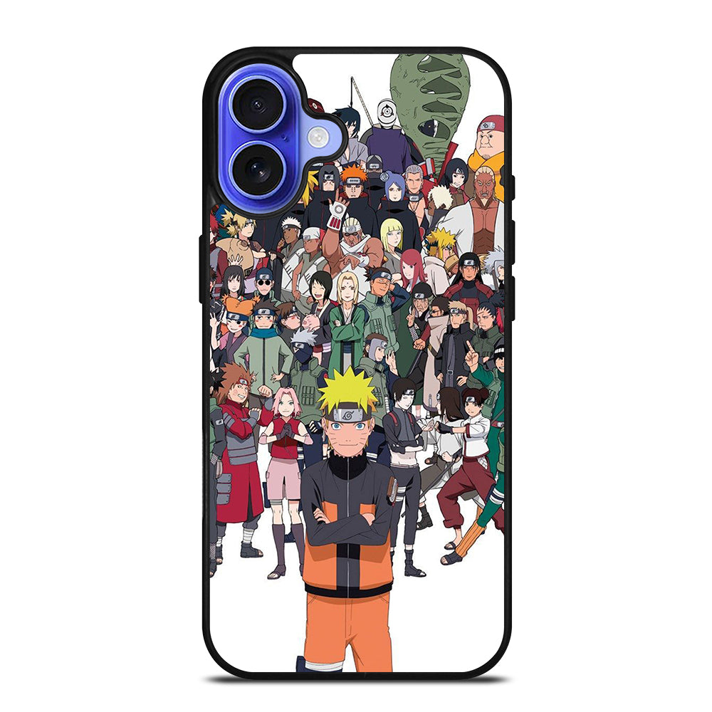 NARUTO ANIME ALL CHARACTERS 1 iPhone 16 Case Cover