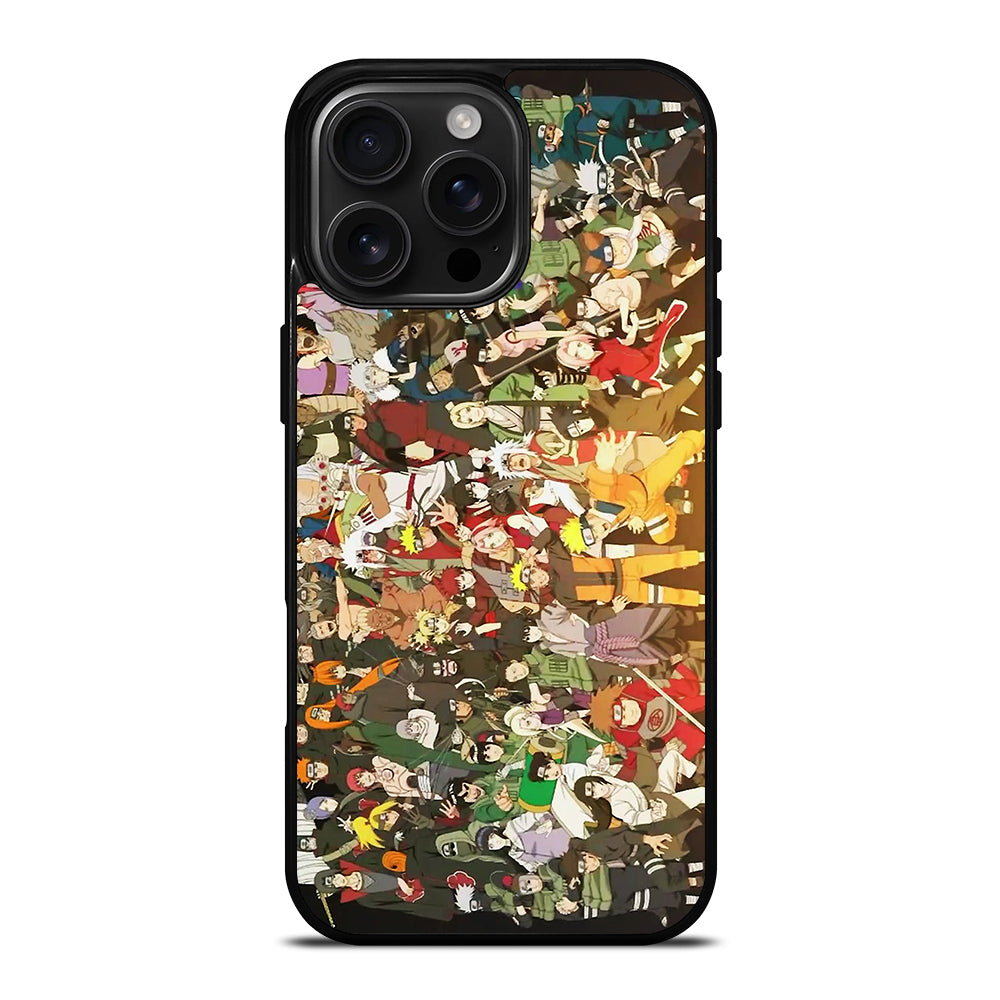 NARUTO ANIME ALL CHARACTERS 2 iPhone 16 Pro Max Case Cover