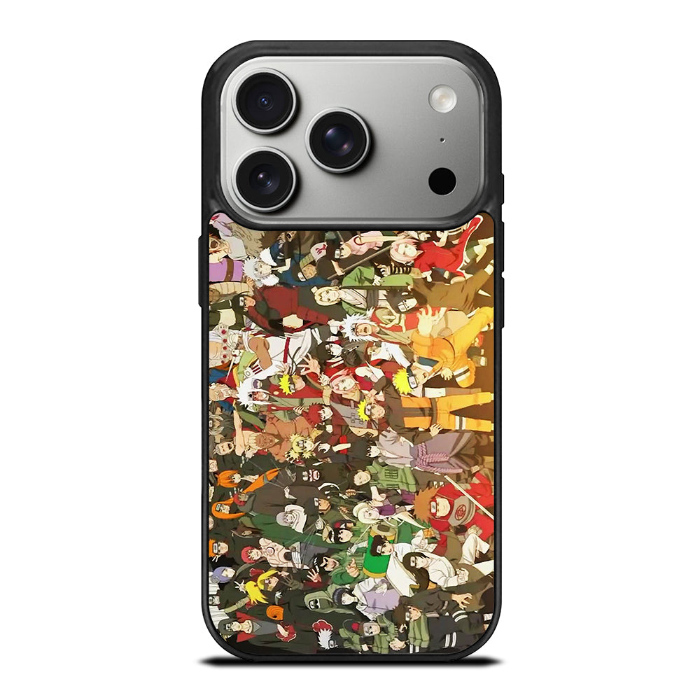 NARUTO ANIME ALL CHARACTERS 2 iPhone 17 Pro Case Cover