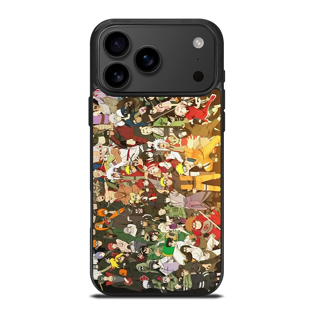 NARUTO ANIME ALL CHARACTERS 2 iPhone 17 Pro Max Case Cover