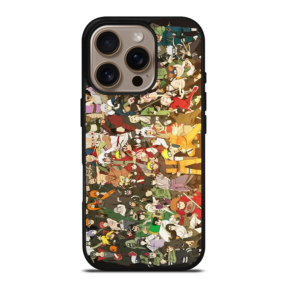 NARUTO ANIME ALL CHARACTERS 2 iPhone 16 Pro Case Cover