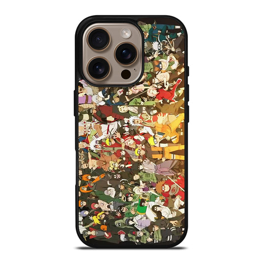 NARUTO ANIME ALL CHARACTERS 2 iPhone 16 Pro Case Cover