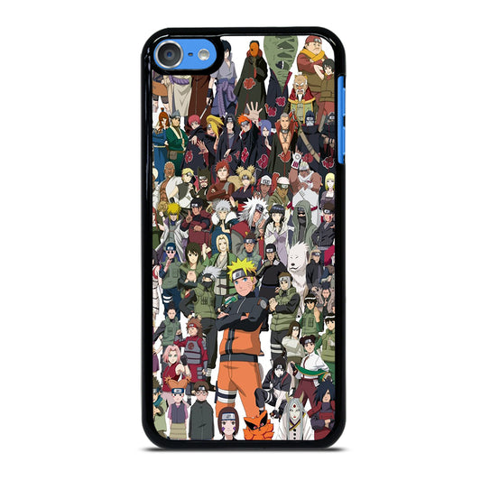 NARUTO ANIME ALL CHARACTERS 3 iPod Touch 7 Case Cover