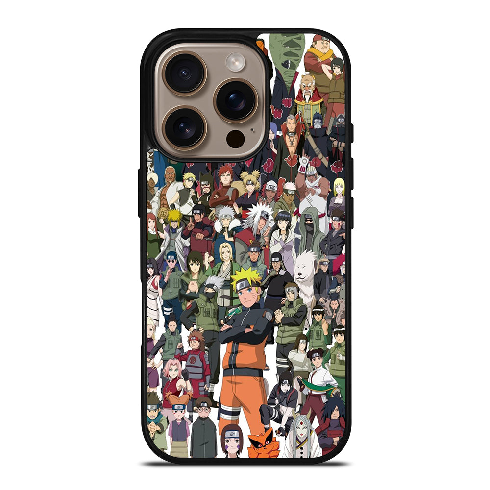 NARUTO ANIME ALL CHARACTERS 3 iPhone 16 Pro Case Cover
