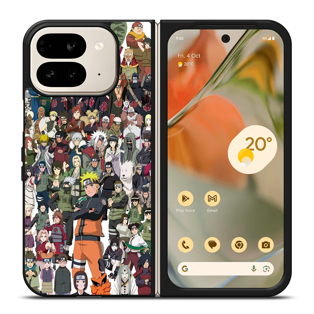NARUTO ANIME ALL CHARACTERS 3 Google Pixel 9 Pro Fold Case Cover